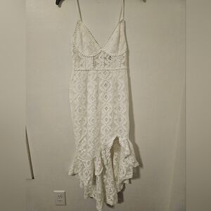 Elegant White Lace Dress NWT